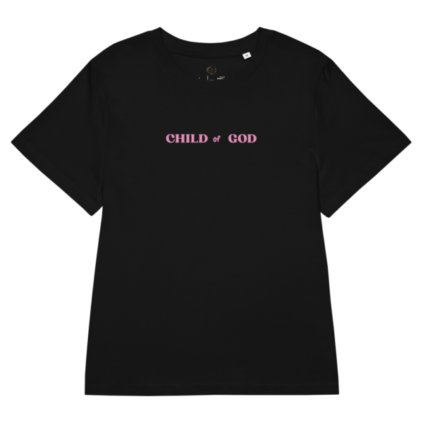 womens-organic-ribbed-neck-stella-muser-t-shirt-black-front-69d2a8fc95c12 T-shirt Child of God