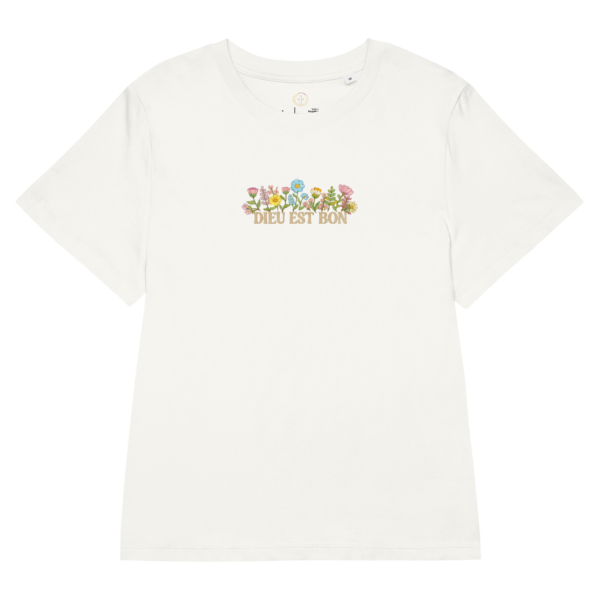 womens-organic-ribbed-neck-stella-muser-t-shirt-off-white-front-69d2b0745619e T-shirt Dieu est Bon